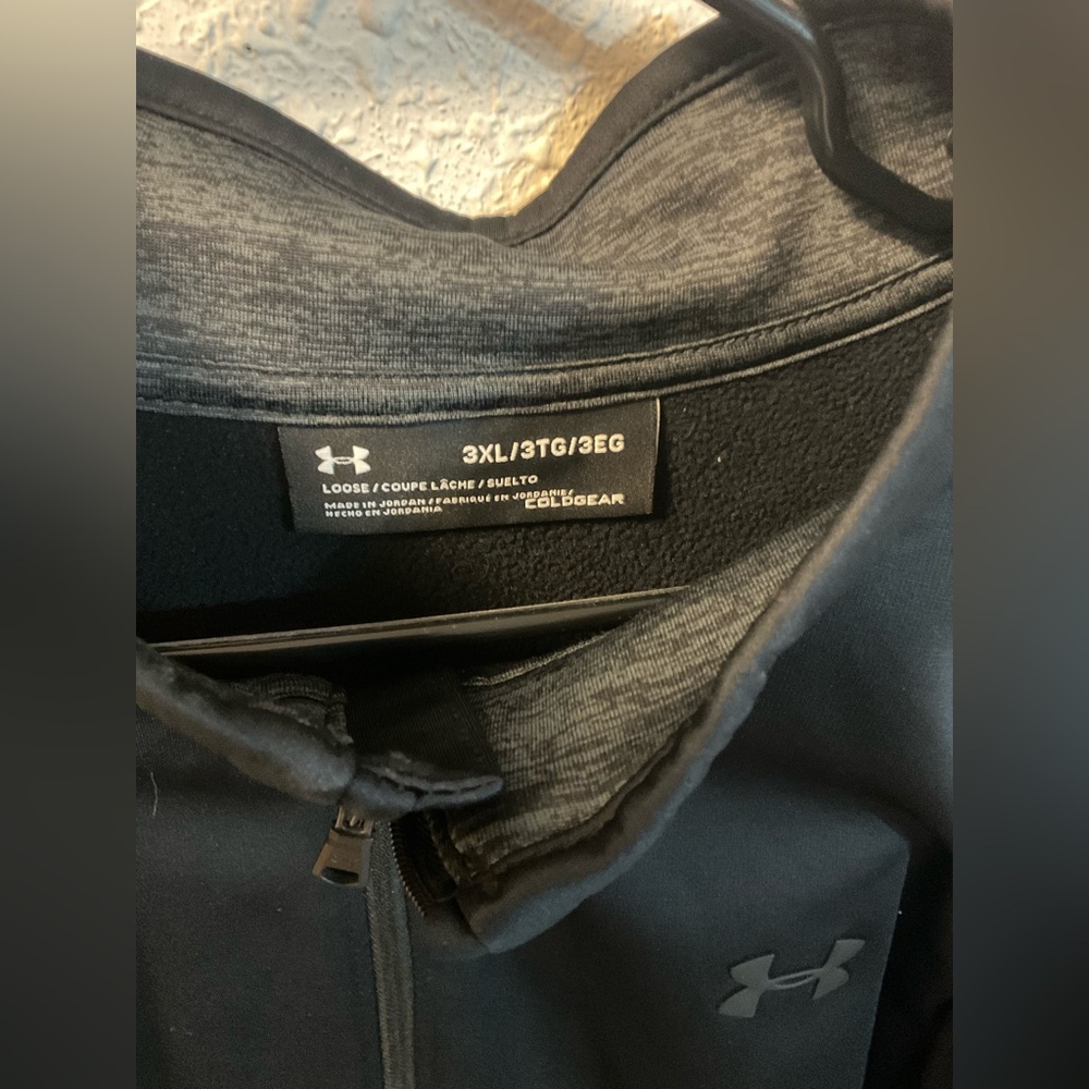 UNDER ARMOUR cold gear mens fitted quarter zip sz3xl - Picture 4 of 5